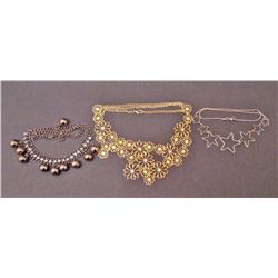 LOT OF 3 ASSORTED ESTATE JEWELRY NECKLACES