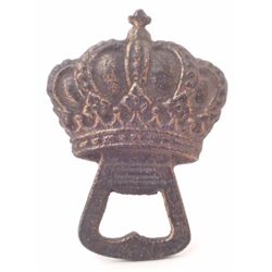 CAST IRON CROWN BOTTLE OPENER