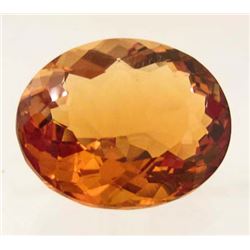 23.25 CT GOLDEN ORANGE BRAZILIAN CITRINE