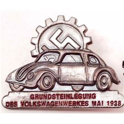 NAZI GERMAN VOLKSWAGEN BADGE