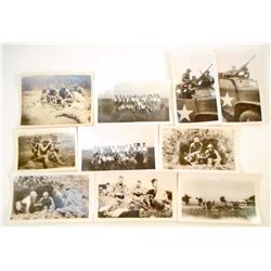 LOT OF 10 VINTAGE MISC. MILITARY PHOTOS