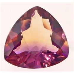 30.36 CT PURPLE AND GOLD BOLIVIA AMETRINE TRILLION
