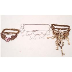 LOT OF 3 ASSORTED COSTUME JEWELRY NECKLACES