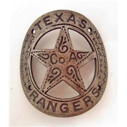 TEXAS RANGER GUN BUTT TAG