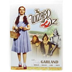 THE WIZARD OF OZ WITH JUDY GARLAND METAL SIGN