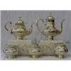 Image 1 : FIVE PIECE STERLING SILVER TEA AND COFFEE SERVICE, American. 1896-1940. Maker: Frank M. Whiting...