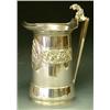 Image 1 : SUPERB CLASSICAL STYLE STERLING SILVER PITCHER, American. Circa 1865. Maker: Gorham. The body c...