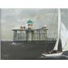Image 1 : DOMI GUILLEMARD (French. 20th Century), "The Casino". Signed Guillemard l/l., Oil on Canvas....