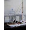 Image 1 : DOMI GUILLEMARD (French. 20th Century), ""As the Fog Rolls In". Signed Guillemard l/l., Oil o...