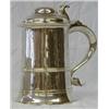 Image 1 : GEORGE III STERLING SILVER TANKARD, English. London. 1779. Maker: Thos. Wallis. The cylindrical...