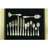 Image 1 : ONE HUNDRED, FIFTY-SEVEN PIECE STERLING SILVER PART FLATWARE SET, American. Circa 1940. Maker:...