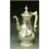 Image 1 : GEORGE II STERLING SILVER COFFEE POT, English. London. 1782. Makers: Fogelberg & Gilbert. Of pe...
