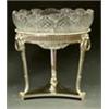 Image 1 : VERY FINE GEORGE III STERLING SILVER AND CUT GLASS CENTERPIECE, English. Birmingham. 1817. Make...