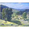 Image 1 : JACOB GREENLEAF (American. 1887-1968), "Hilly Summer Landscape". Signed J. Greenleaf and dated...