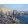 Image 1 : FELICE GIORDANO (Italian. 1880-1964), "Rocky Coast Line". Signed Giordano Felice l/r., Oil on...