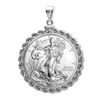 Image 2 : 2014 1 oz Silver Eagle Pendant (Rope-ScrewTop Bezel)