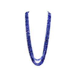 Tanzanite Beaded Necklace Rope 290.00ct or over