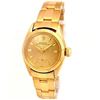 Image 1 : 24mm Lady Rolex 18K Yellow Gold Oyster Perpetual Case with 14K Yellow Gold Band. Style 6509