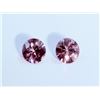 Image 1 : 3 ct & up Pink Zircon Round Shaped ctw 3.78 2Pcs