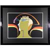 Image 1 : Peter Max Framed Rhythmaitc Man S/N Serigraph Print