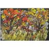 Image 1 : Jan Coventry Original Chalk Drawing Autumn Trees Fall