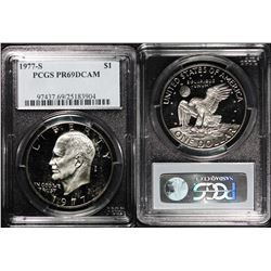 1977-S $1 Eisenhower Dollar Copper-nickel Clad PRDC-69 PCGS