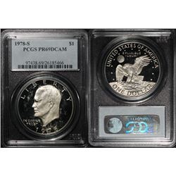 1978-S $1 Eisenhower Copper-nickel clad PRDC-69 PCGS