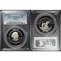 1979-S $1 Dollar Susan B. Anthony Type 2 PRDC-69 PCGS