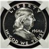 Image 2 : 1960 Franklin Half Dollar Proof NGC PR-67 CA