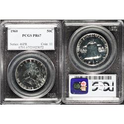 1960 Franklin Half Dollar Proof PCGS PF-67