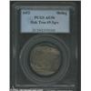 Image 1 : 1652 SHILNG Oak Tree Shilling AU50 PCGS. Noe-5, R.2. 69.5 grains. This coin displays all of the as s