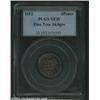 Image 1 : 1652 6PENCE Pine Tree Sixpence VF35 PCGS. Noe-33, R.3. 34.0 grains. The obverse impression is not pe