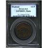 Image 1 : (1694) TOKEN London Elephant Token, Thick Planchet Fine 15 PCGS. Breen-186. Moderate to heavy wear i