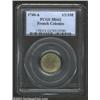 Image 1 : 1740-A 1/2 SOU M French Colonies Half Sou Marque MS62 PCGS. Breen-663, "rare." A boldly struck if fa