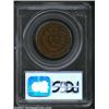 Image 2 : 1767-A 9DEN French Colonies Copper Sou Fine 12 PCGS. Breen-700. No RF counterstamp. A tan-brown exam