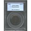 Image 1 : 1787 1/2 C Massachusetts Half Cent XF45 PCGS. Ryder 5-A. A purple-brown example that has minor softn