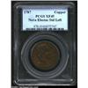 Image 1 : 1787 COPPER Nova Eborac Copper, Seated Left XF45 PCGS. Breen-986. Medium brown and slightly glossy,.