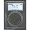 Image 1 : (1792-94) TOKEN Kentucky Token, Plain Edge AU55 PCGS. Breen-1155. A well struck and attractive choco