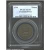 Image 1 : 1794 TOKEN Franklin Press Token AU53 PCGS. Breen-1165. A pleasing chestnut-brown token that has mino