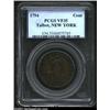 Image 1 : 1794 1C Talbot, Allum & Lee Cent, NEW YORK VF35 PCGS. Breen-1029. Attractive, glossy brown surfaces.