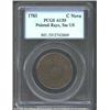 Image 1 : 1783 COPPER Nova Constellatio Copper, Pointed Rays, Small US AU55 PCGS. Crosby 2-B. A richly detaile
