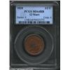 Image 1 : 1828 1/2 C 13 Stars MS64 Red and Brown PCGS. B-2, C-3, R.1. Die State 3.0. Bright orange-red luster.