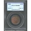 Image 1 : 1835 1/2 C MS64 Red and Brown PCGS. B-1, C-1, R.1. Die State 2.0. A well struck Half Cent that has p