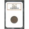 Image 1 : 1853 1/2 C MS66 Brown NGC. B-1, C-1, R.1. A sharply struck Gem that has shimmering luster across the