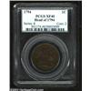 Image 1 : 1794 1C Head of 1794 XF40 PCGS. S-57, R.1. Maris' Pyramidal head, which is also referred to as the B