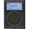 Image 1 : 1794 1C Head of 1794 AU55 PCGS. S-24, R.1. Die State A. This is a common die marriage for the 1794 C