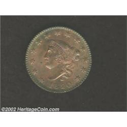 1820 1C Large Date MS64 Red and Brown Uncertified. N-13, R.1. The familiar Randall Hoard variety wit