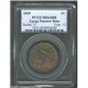Image 1 : 1828 1C Small Wide Date MS64 Red and Brown PCGS. This variety carries a premium over its similarly d