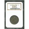 Image 1 : 1839 1C Silly Head MS65 Brown NGC. The otherwise medium brown surfaces reveal blushes of antique-cop