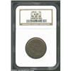 Image 1 : 1848 1C MS65 Brown NGC. N-28, R.1. Hints of faded crimson luster outline the legends and devices. A.